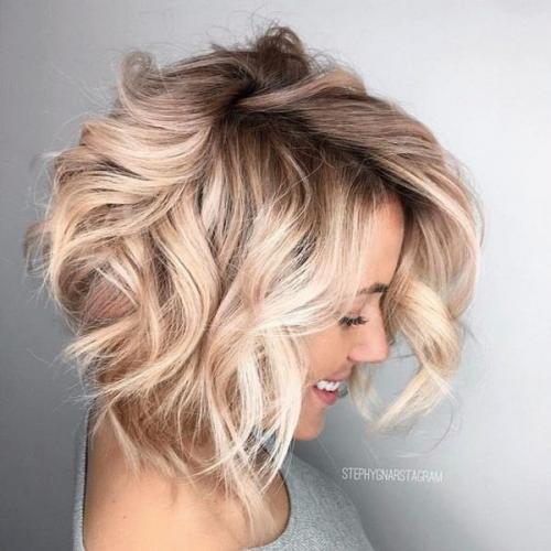 Модные стрижки для вьющихся волос 2019. Красивые стрижки на средние кудрявые волосы 2019-2020 – идеальная длина для непослушных кудряшек 25