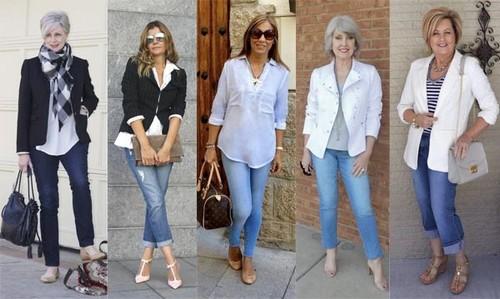 Какие джинсы носить кому з. Джинса в образе женщин за 40: модные тренды 2019 г