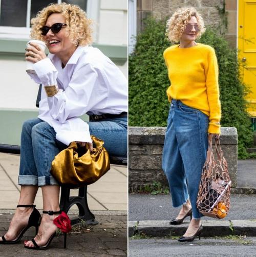 Как носить джинсы бойфренды женщинам з. Джинсовая одежда в гардеробе женщины 40 лет 27 Как носить джинсы бойфренды женщинам з. Джинсовая одежда в гардеробе женщины 40 лет 27