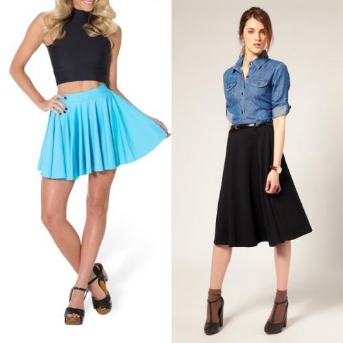 Юбка полусолнце —, как выкроить и сшить своими руками