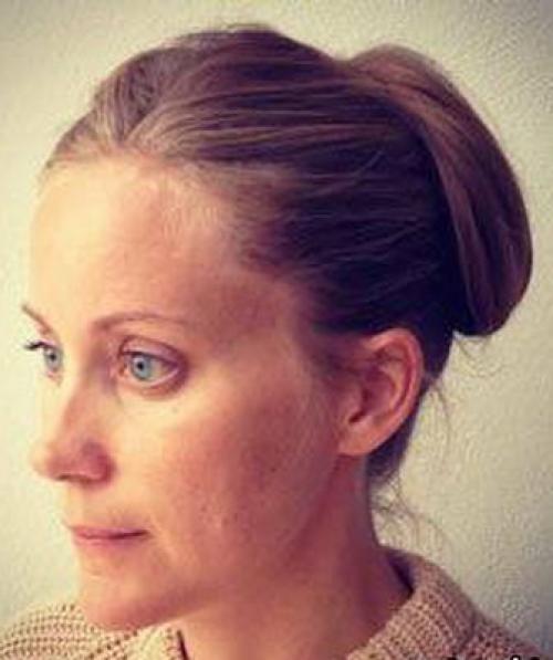 Как заколоть волосы средней длины без челки. Подстегни фолликулы! 25