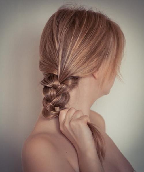 Как заколоть волосы средней длины без челки. Подстегни фолликулы! 12