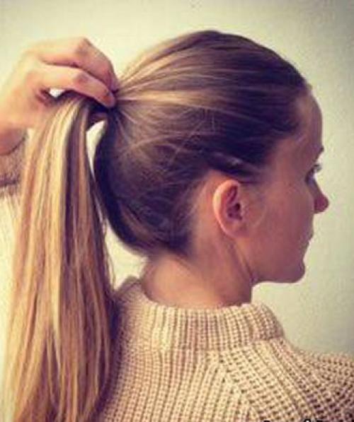 Как заколоть волосы средней длины без челки. Подстегни фолликулы! 17