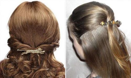 Как заколоть волосы крабиком. Как красиво заколоть волосы крабиком