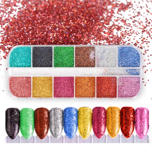 Дизайн ногтей втирка блестками. Виды втирки для маникюра 01