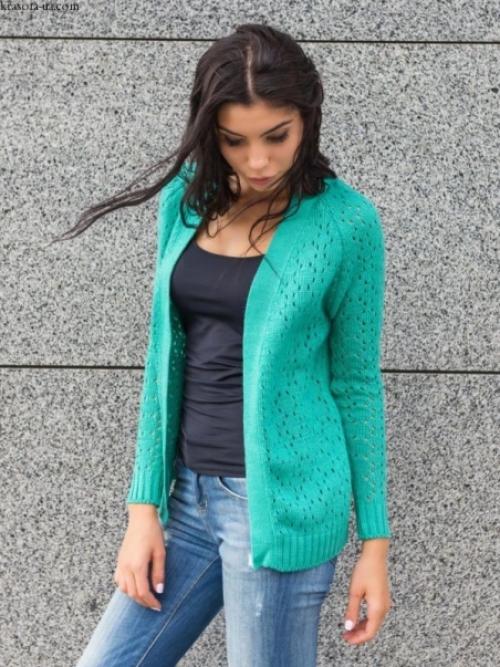 Трикотажные красивые кофты. Модели и фасоны