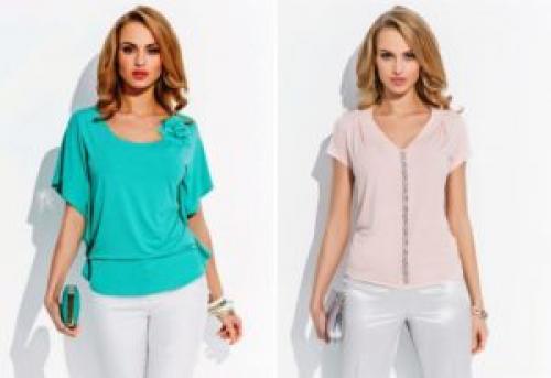 Модели кофт из трикотажа. Фасоны блузок из трикотажа