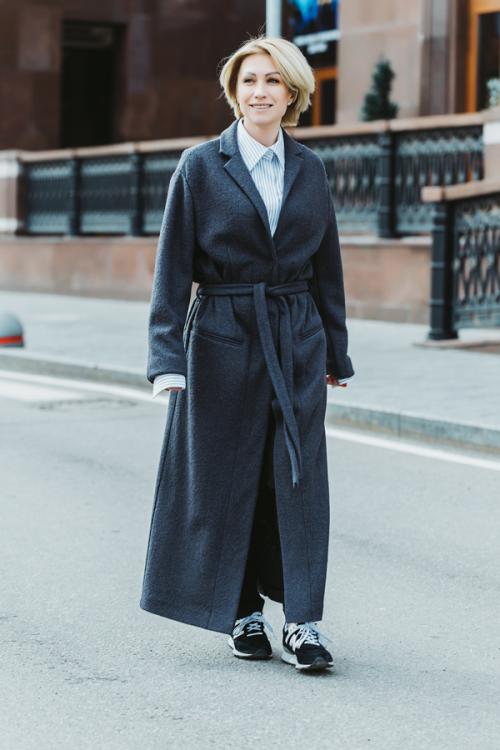 Сапоги к пальто-халату. Вариации кроя и длины