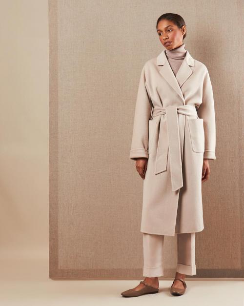 Сапоги к пальто-халату. Вариации кроя и длины