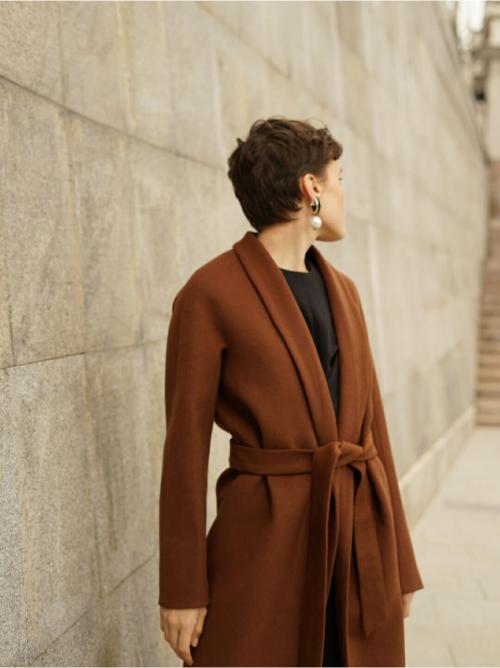 Сапоги к пальто-халату. Вариации кроя и длины