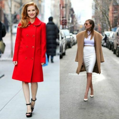 Пальто с какими сапогами носить. Пальто до колена, выше колена и ниже колена – подбираем обувь для каждого случая
