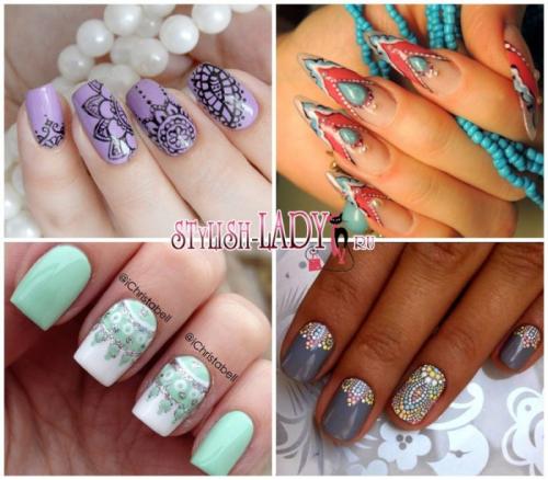 Маникюр с арабскими буквами. Восточный маникюр — идеи замысловатых узоров на ногтях