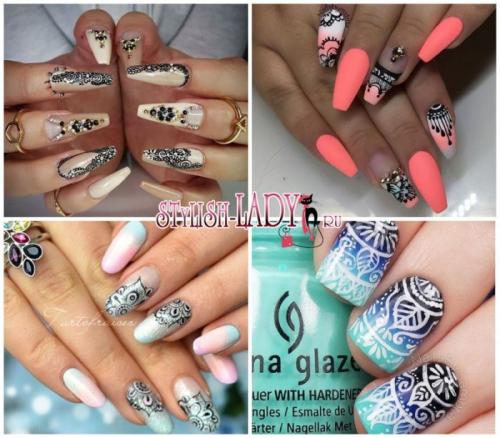 Маникюр с арабскими буквами. Восточный маникюр — идеи замысловатых узоров на ногтях