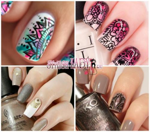 Маникюр с арабскими буквами. Восточный маникюр — идеи замысловатых узоров на ногтях