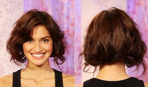 Как из длинных волос сделать короткие. Вот так магия: как сделать прическу каре без стрижки волос (+ВИДЕО) 08