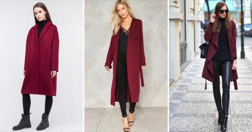 Сапоги цвета Марсала с чем носить. С чем носить пальто Марсала?