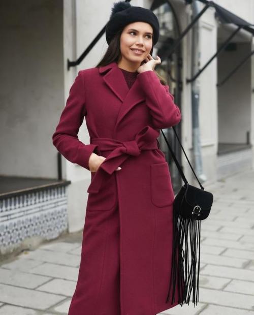 Сапоги цвета Марсала с чем носить. С чем носить пальто Марсала?