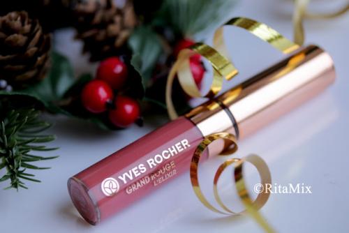 Лак для губ ив роше. Моя попытка № 4 примерить матовые губы. Yves Rocher Grand Rouge L'Elixir в оттенке # 102. Отзыв.