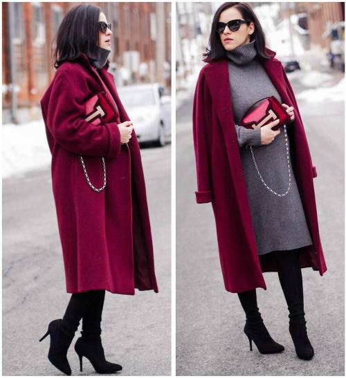 Сапоги цвета Марсала с чем носить. С чем носить пальто Марсала?