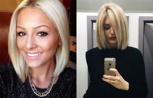 Модные прически блондинок 2019 фото. Модная прическа блондинок пикси 2020 03