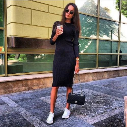 Платье лапша с рубашкой. Платье лапша — с чем носить?