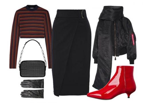 Юбка миди, а силуэта с чем носить. Прямой крой