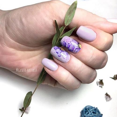 Маникюр с бабочкой 2019. Весенний маникюр. Новые дизайны за апрель 2019
