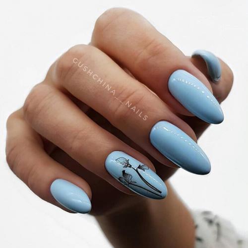 Маникюр с бабочкой 2019. Весенний маникюр. Новые дизайны за апрель 2019