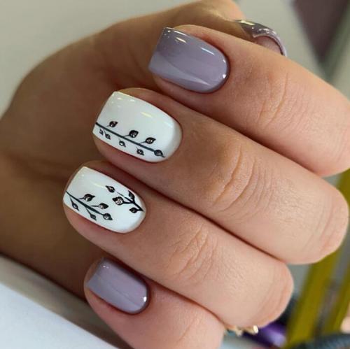 Маникюр с бабочкой 2019. Весенний маникюр. Новые дизайны за апрель 2019