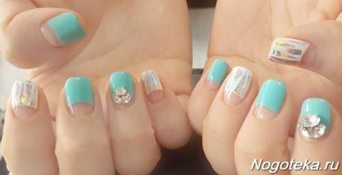 Бирюзовый с черным маникюр. Бирюзовый маникюр - актуальная цветовая палитра, фото идеи, советы 10 Бирюзовый с черным маникюр. Бирюзовый маникюр - актуальная цветовая палитра, фото идеи, советы 10
