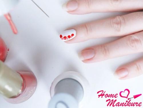 Узоры на ногтях легкие. Создание простого рисунка с помощью иголки