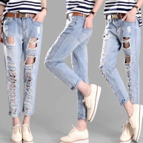 Рваные джинсы с чем носят. С чем носить рваные джинсы? 06