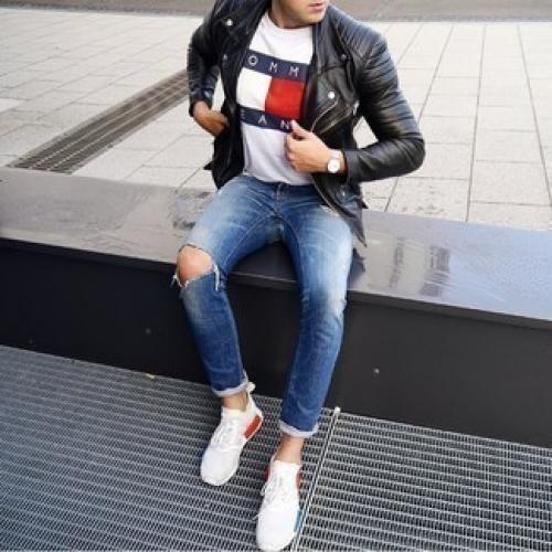 Рваные джинсы с чем носят. С чем носить рваные джинсы? 14