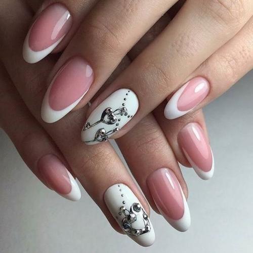 Маникюр на овальные ногти 2019. Французский маникюр на короткие овальные ногти