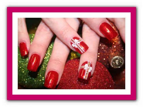 Красный маникюр с белым. Красные ногти: сочетание цветов 08 Красный маникюр с белым. Красные ногти: сочетание цветов 08