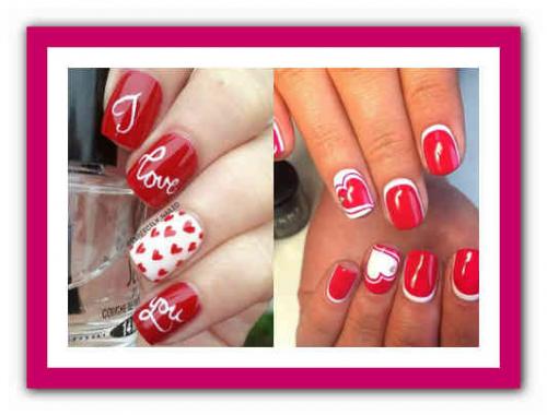 Красный маникюр с белым. Красные ногти: сочетание цветов 07 Красный маникюр с белым. Красные ногти: сочетание цветов 07