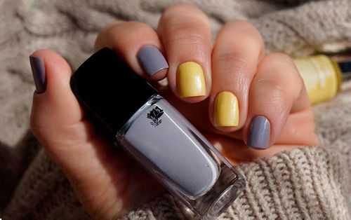 Серый с розовым шеллак. Модные тенденции 2019 08