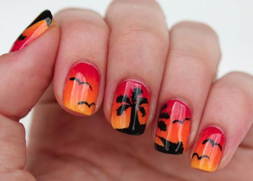 Ногти на море 2019. Пляжный маникюр 2019: трендовые идеи для ногтей разной формы и длины