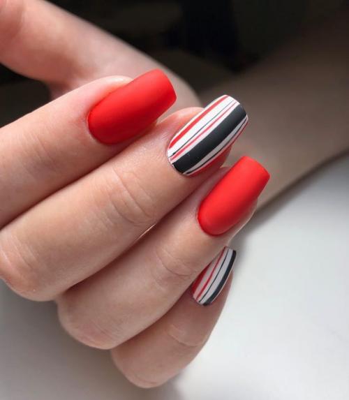 Маникюр на квадратные ногти 2019. Квадратный маникюр на длинные ногти: фото-новинки 2019