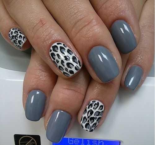 Серый с розовым шеллак. Модные тенденции 2019 07