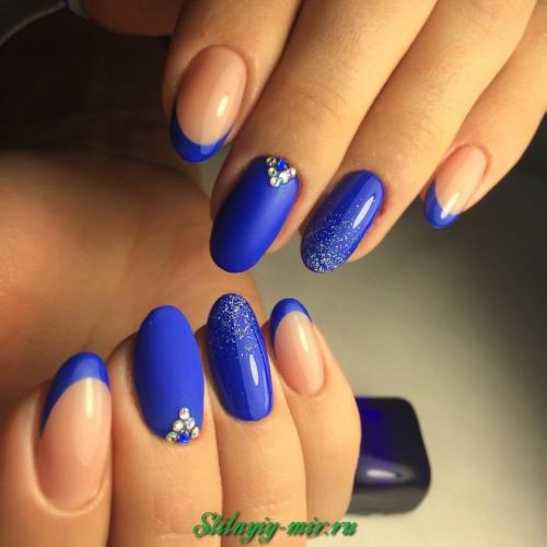 Дизайн ногтей на овальные ногти. Французский маникюр на короткие овальные ногти