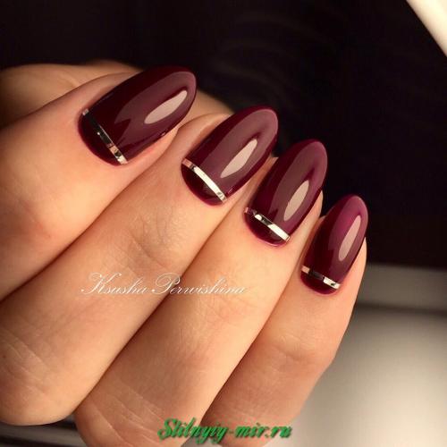 Маникюр на овальные ногти 2019. Французский маникюр на короткие овальные ногти