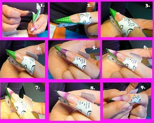 Форма ногтей стилет. Ногти стилеты, нюансы создания красивых острых форм