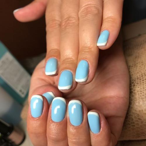 Маникюр голубого цвета 2019. Голубой маникюр 2019: фото-новинки