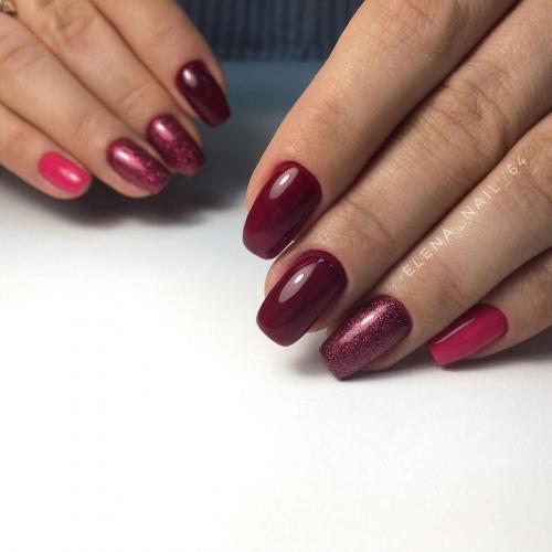 Однотонный маникюр 2019: фото новинок и тенденций