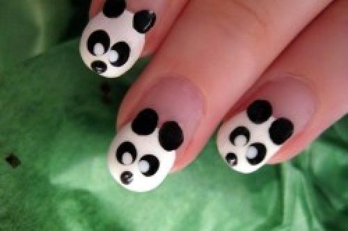 Рисунки на ногтях животные. Маникюр с животными 21