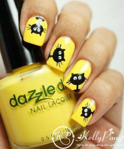 Рисунки на ногтях прикольные. Виды позитивного маникюра