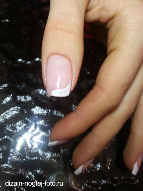 Дизайн френч со стразами. Как сделать френч со стразами — мастер класс пошаговый