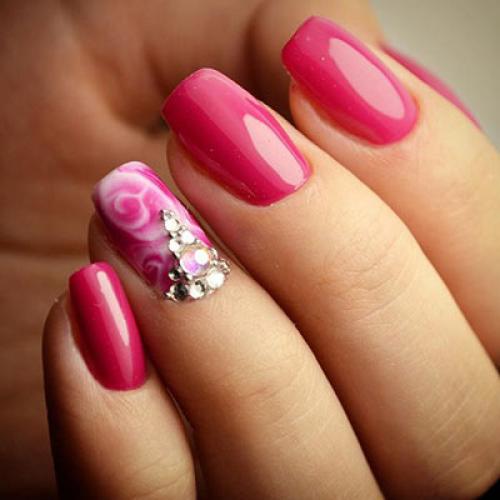 Розы на ногтях по мокрому. Дизайн ногтей Розы по мокрому гель-лаку