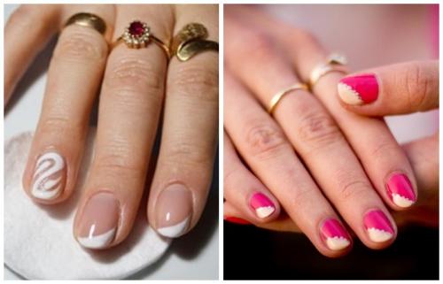 Шеллак на очень короткие ногти. Маникюр шеллак: особенности дизайна на короткие ногти и длинные